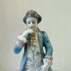 VNTG MADE IN OCCUPIED JAPAN 1940's Porcelain Figurine Colonial Gentleman 7.5"EUC